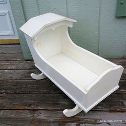 24in long Rocking baby cradle