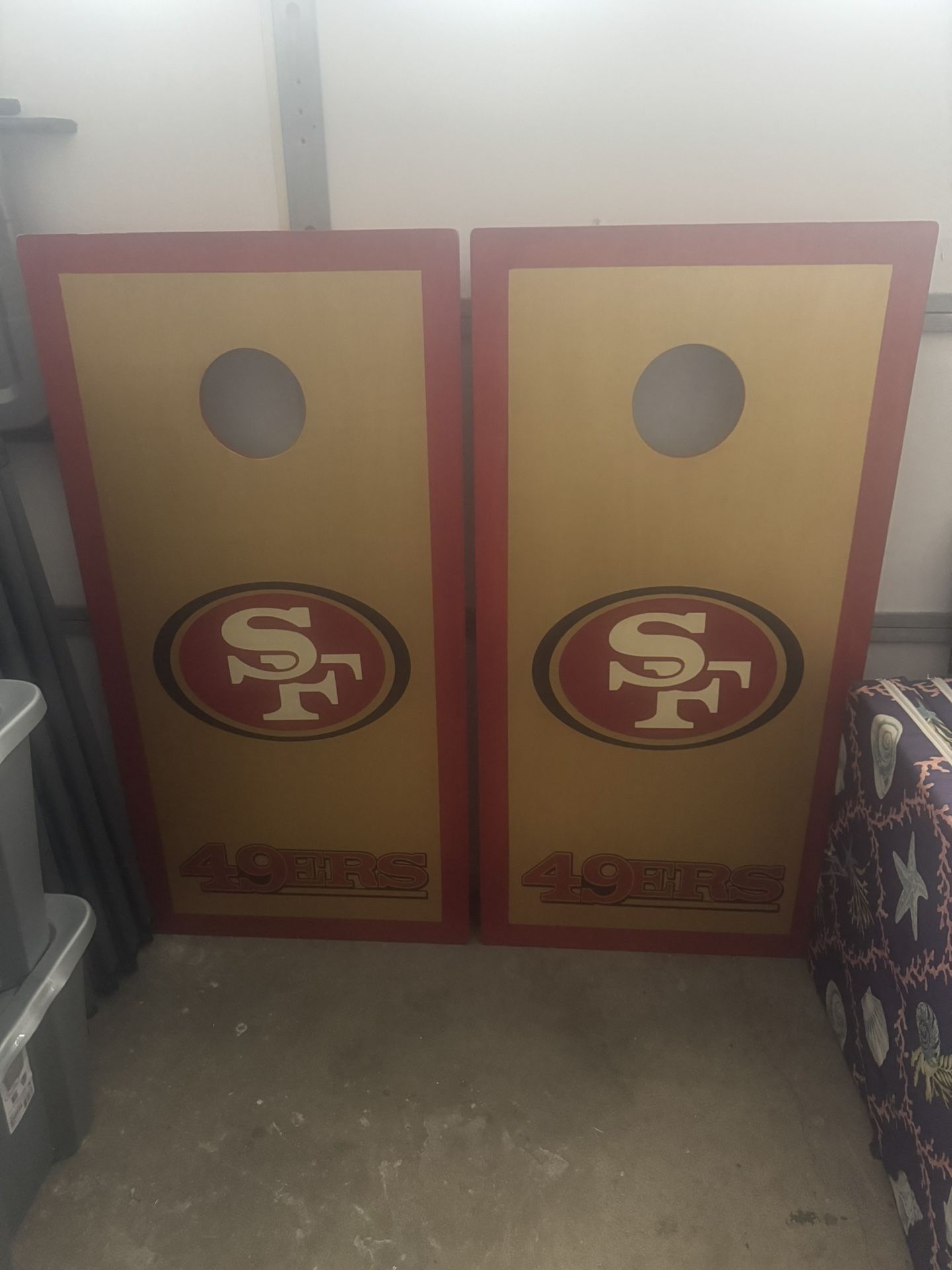 Custom 49er Cornhole Boards