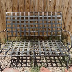 Black Metal Sofa