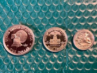 1976 “S” mint US Bicentennial Coin Set 3-Piece