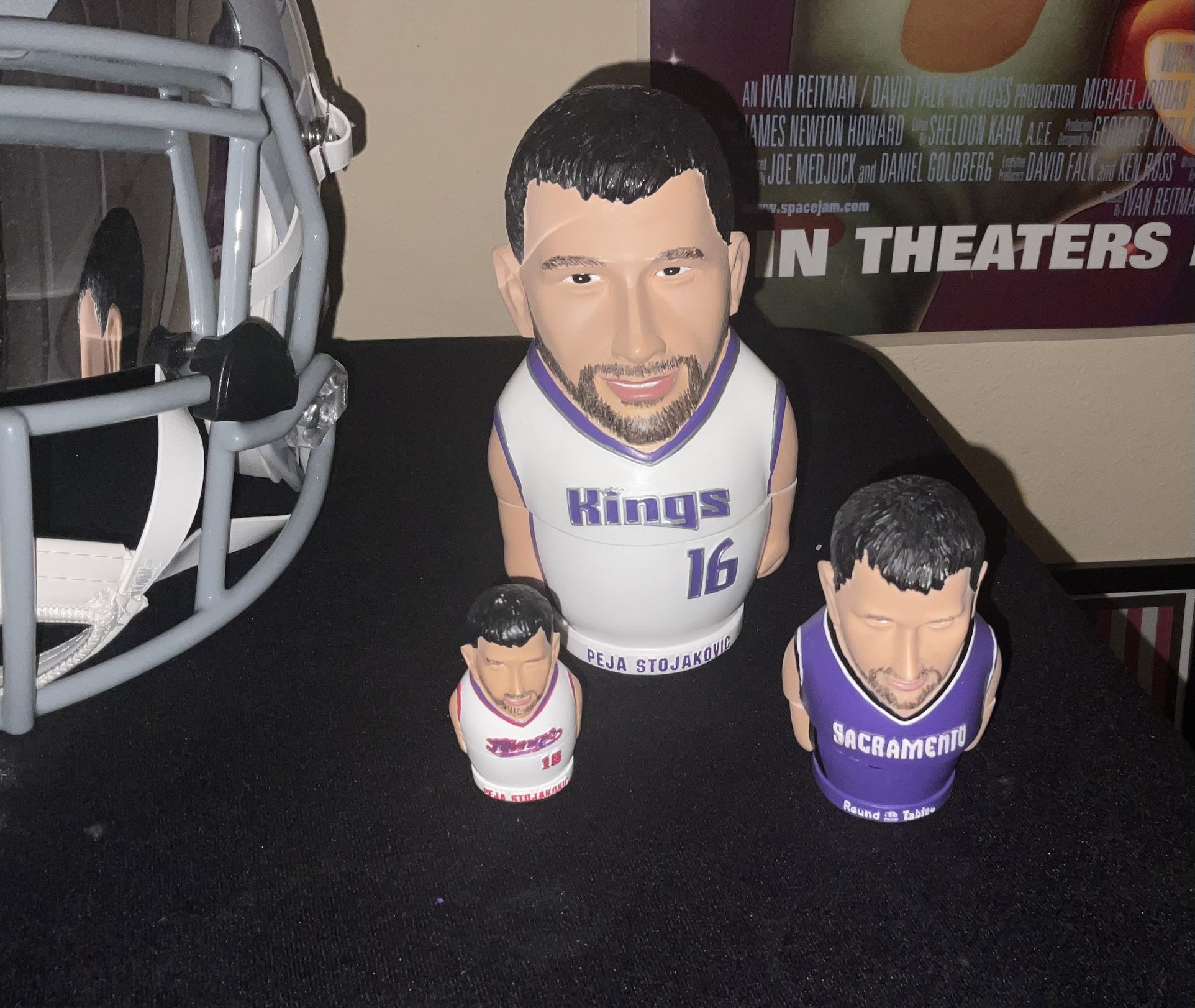 Peja Stojakovic Sacramento Kings Babooshkah Russian Toy x3 2004 Full set limited collectors edition Go Kings !!