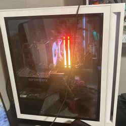 Omen Gameing Pc Whole Setup +L Shaped Desk If U Want It 