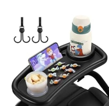 Stroller snack tray