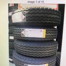 4 new trailer tires 8-14.5
