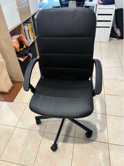 Ikea Desk Chair- Black - Used