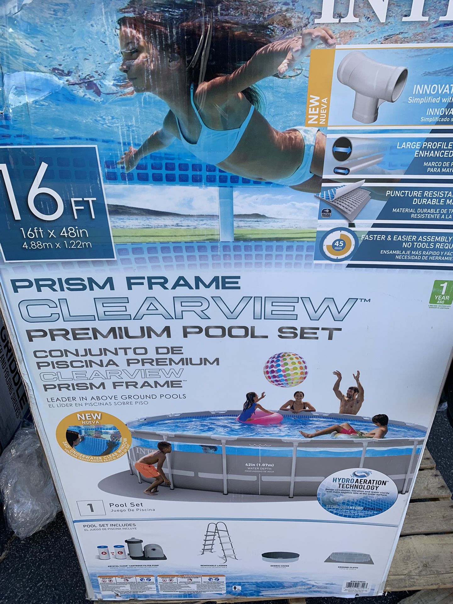Pool 16 Ft 48inches