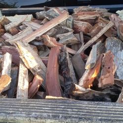 Firewood truck loads