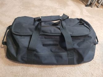 Black Large Military-Style Duffle Bag