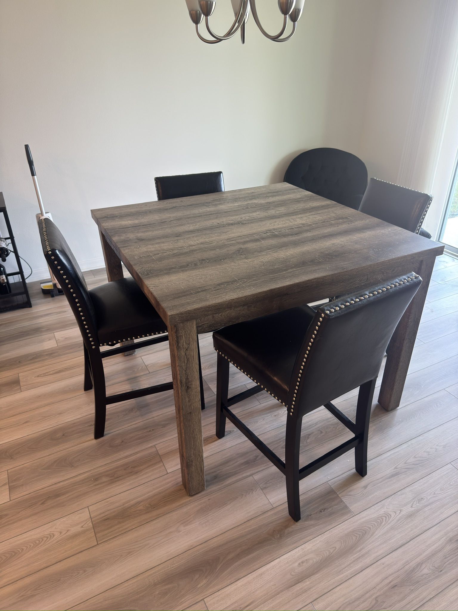 High table - Square, Solid Wood