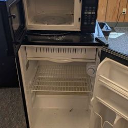 Mini Fridge And Microwave 
