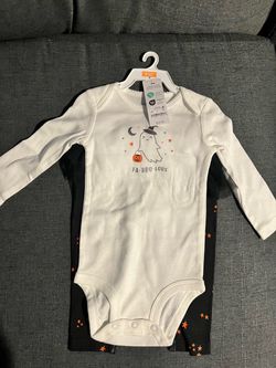 Baby Halloween Onesie and Pants Set 9M