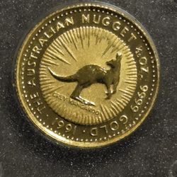 1991 Australia GOLD Coin 1/20 Oz.  