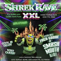 Shrek Rave Hollywood Palladium 