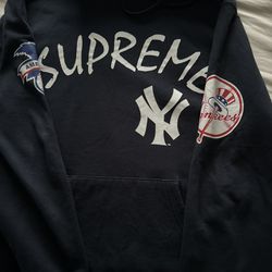 Supreme Yankees Hooded Sweatshirt