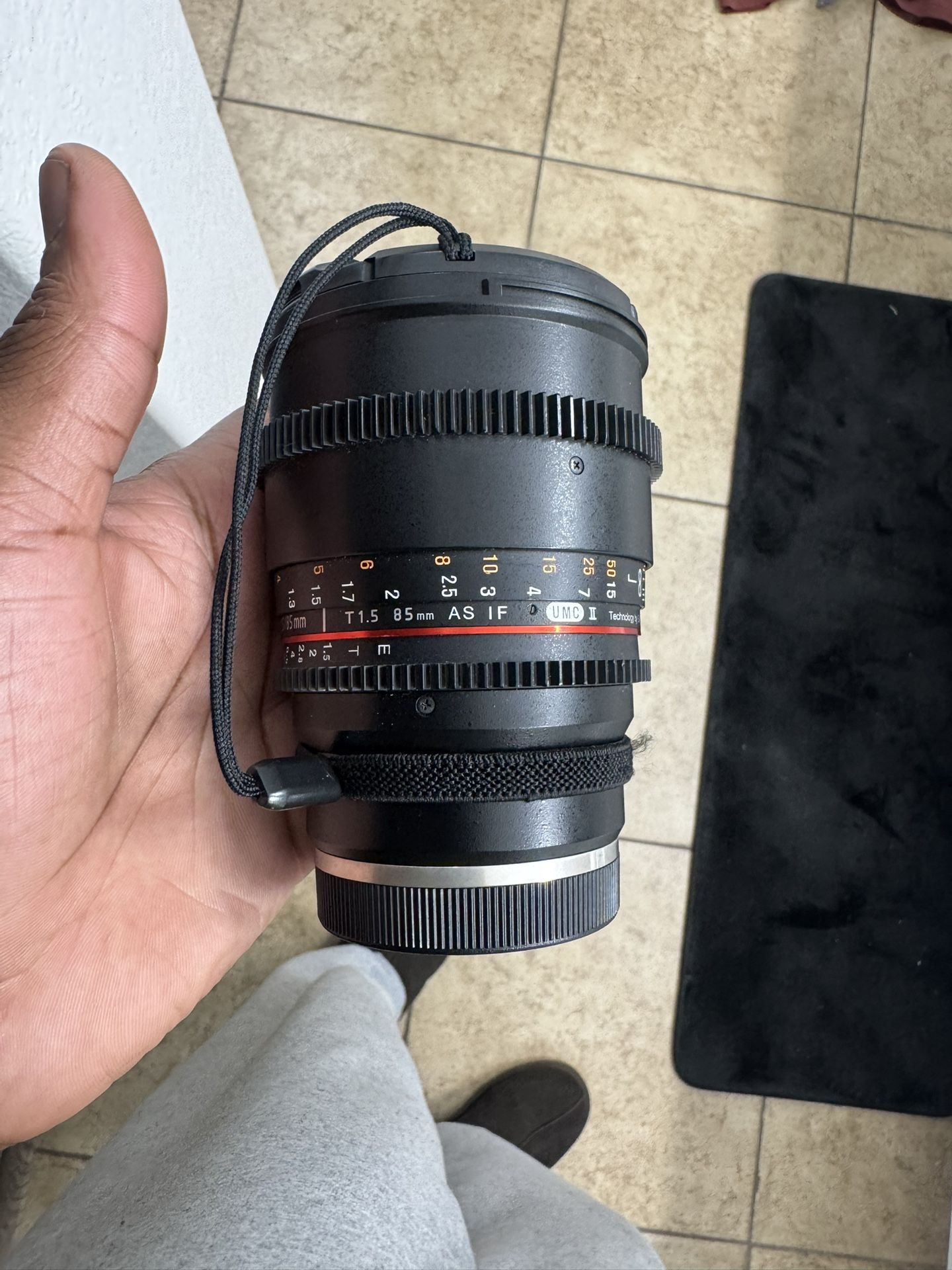 Rokinon 85mm Cine Lens “E MOUNT”