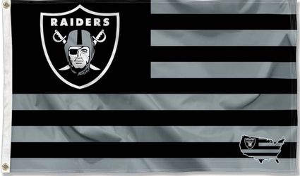 Raiders Flag 5ftx3ft $20 Firm On Price 