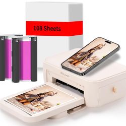HPRT Photo Printer 4×6”, Wi-Fi Full-Color Instant Phone Phtoto Printer for iPhone, Android