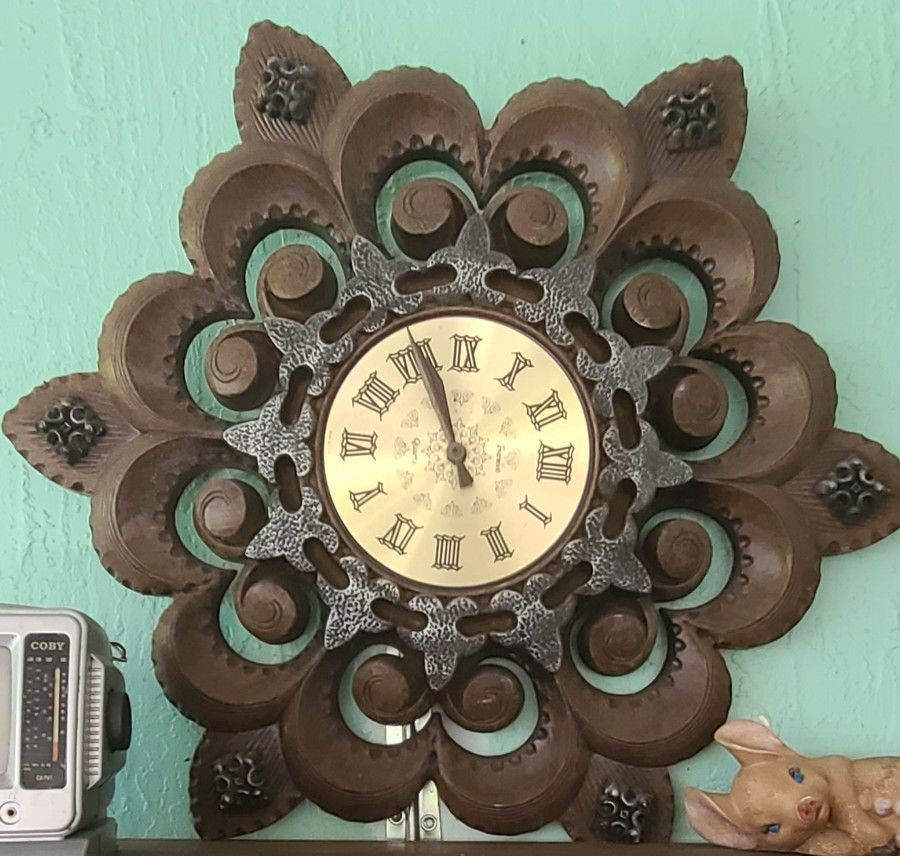 Antique Wood Clock