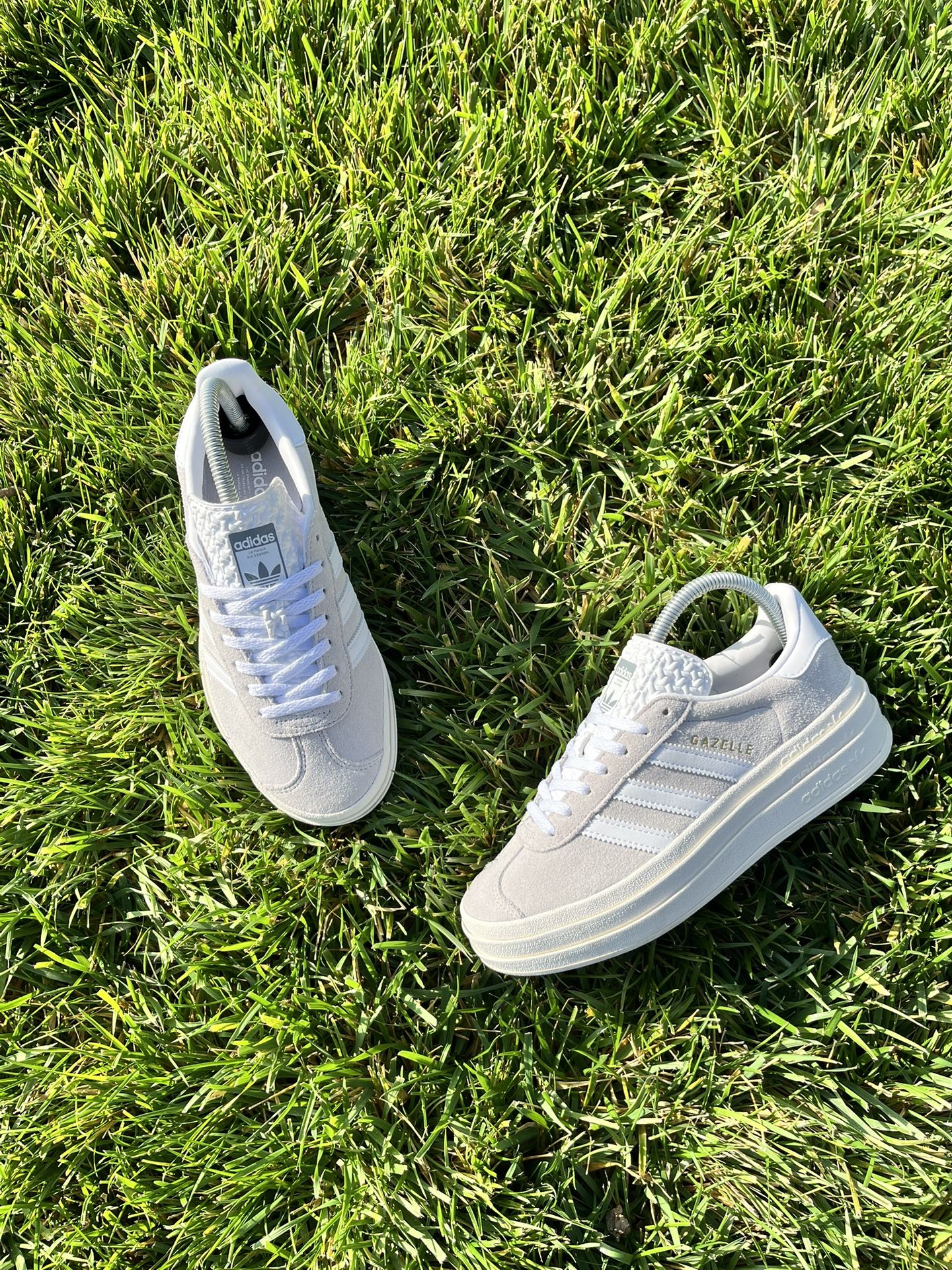 adidas Gazelle Bold - Grey White