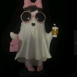 2025 Summerween Ghost With Shades & Coffee