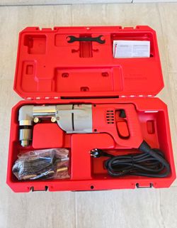 Milwaukee 7 Amp 1/2 in. Corded Right Angle Drill Kit with Hard Case