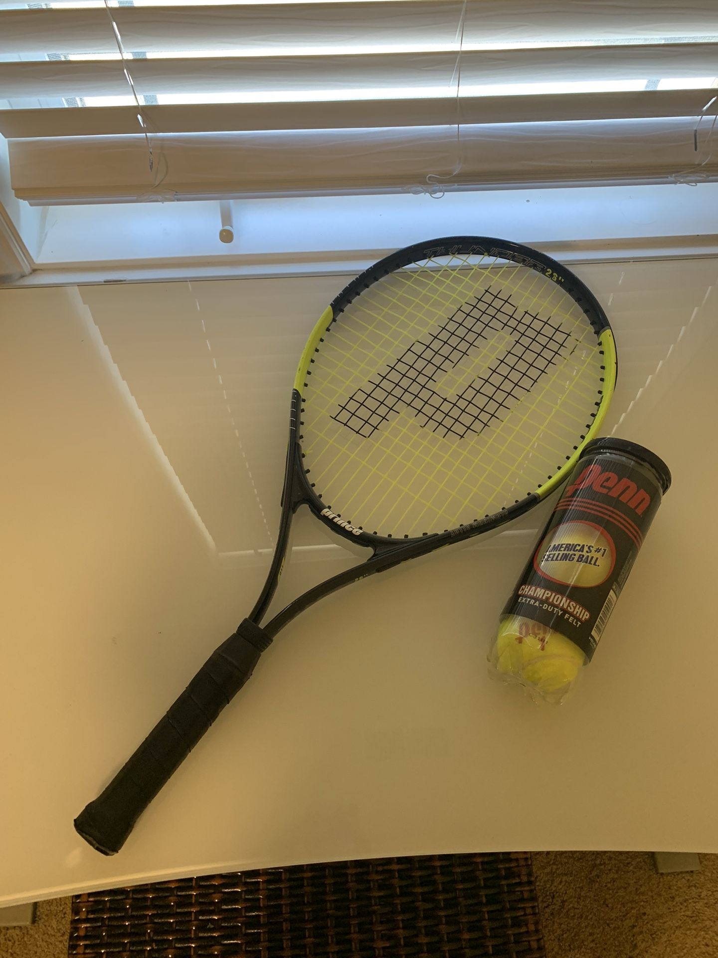 Prince Tennis Racket And Balls