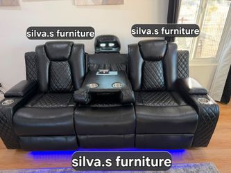 Power sofa set 3pcs recliner with speakers and Bluetooth eld lights cup 🥤 holder
