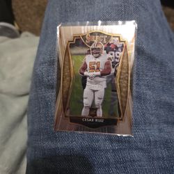 Cesar Ruiz Rookie Card No.191 Saints