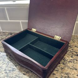 Vintage Wooden Jewelry Box
