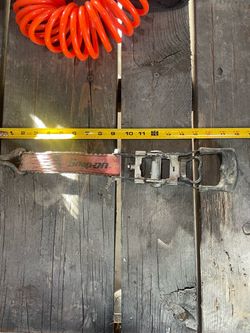 Ratchet strap end snap-on