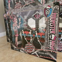 Monster High Dressing Room Toy Frights Camera Action