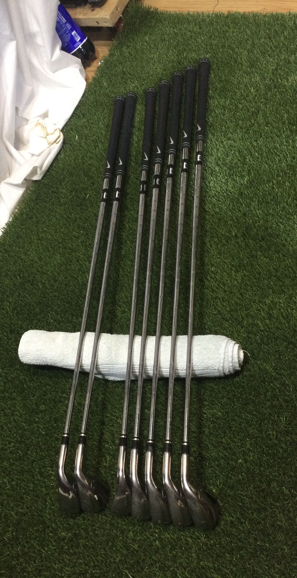 NIKE SLINGSHOT Speed Step IRON SET (4,5,6,8,9, PW, AW) Used, Right Hand