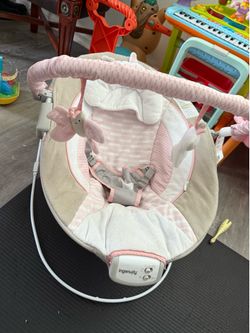 Baby girl bouncer rocker ingenuity new batteries