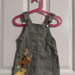 Baby Lion King Overalls, 18m
