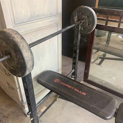 Marcy Club Bench And Barbell