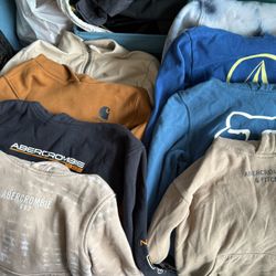 17 Boys Sweatshirts And Pants Size 7/8