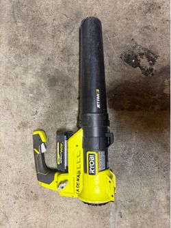 Blower with charger and battery