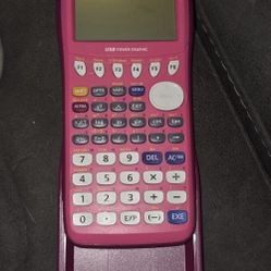 Casio Graphing Calculator Pink