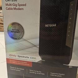 NETGEAR Nighthawk CM1200 Modem, Nighthawk X6 AC3200 R8000 Router