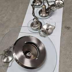 Very Nice Glass Lighting GREAT CONDITION! 1(4 Lights Total)