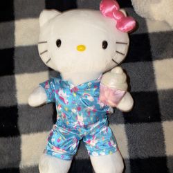 Build A Bear Hello Kitty White Plush