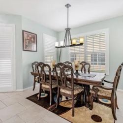 Eldorado dining table set with 6 chairs