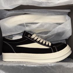 black Canvas Rick owen vans