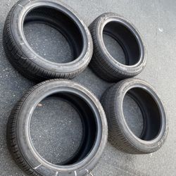 4 - 225/45r17 Stock Falken Tires Good 90% Treads 2023 DOT!