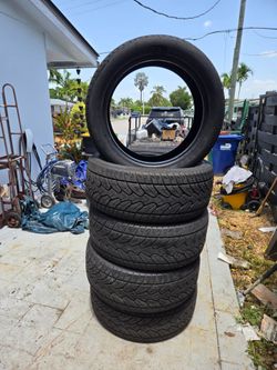 use tires 90 percenr life on it 5 tires