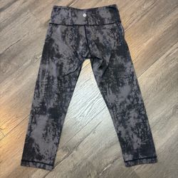 Lululemon Align High Rise Leggings Diamond Dye Pitch Grey Pant Size 4