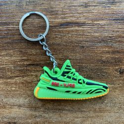 Mini Rubber Shoe Keychain