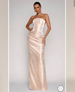 Metallic corset dress