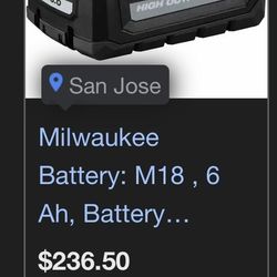 Milwaukee M18 REDLITHIUM HIGH OUTPUT XC8.0 