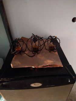 Pumpkin Metal Wire Tea Light Holders